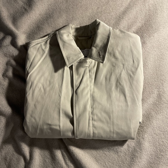Men’s Stylish White Canvas Jacket - Picture 4 of 4
